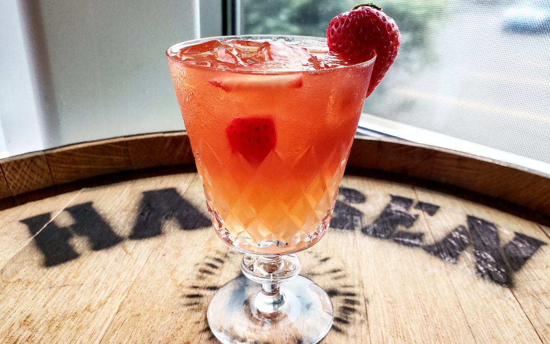 Honey Rhubarb Gin Cocktail Recipe