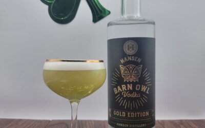 For the Starts Cocktail Recipe featuring Hansen’s Barn Owl Gold Vodka