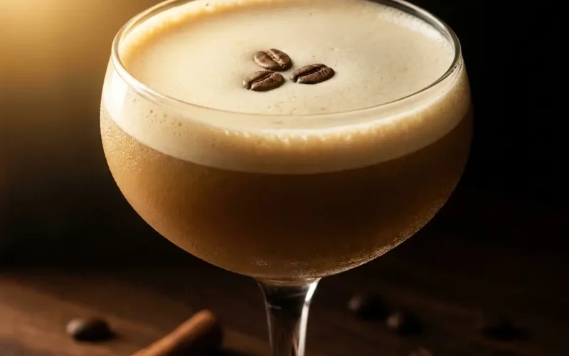 Prairie Espresso Cocktail with Pumpkin Spice Cream Liqueur